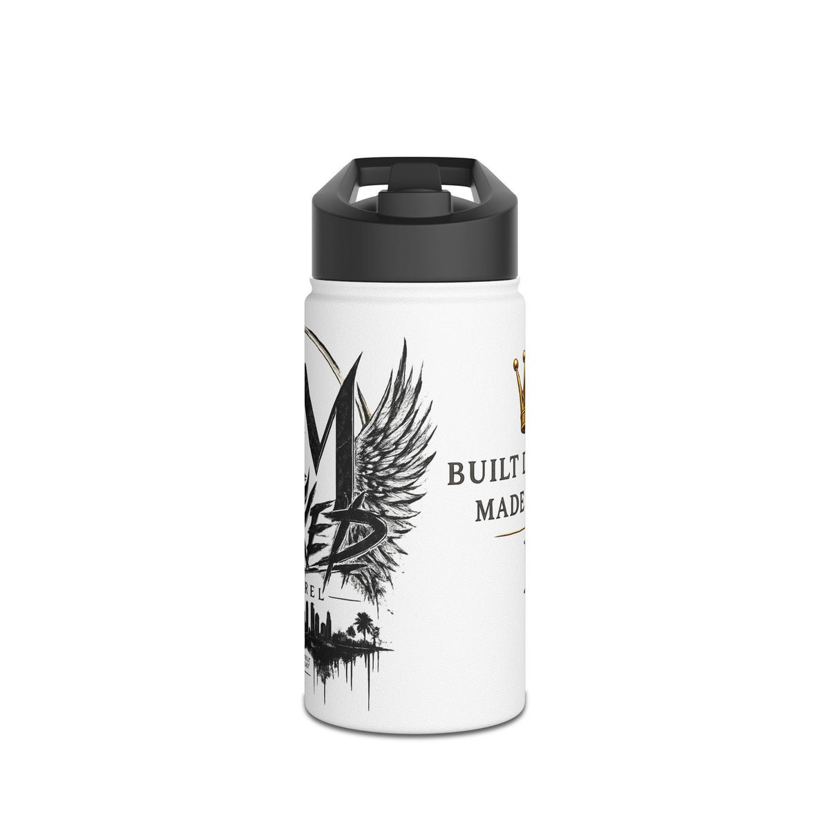 Stainless Steel Water Bottle, Standard Lid