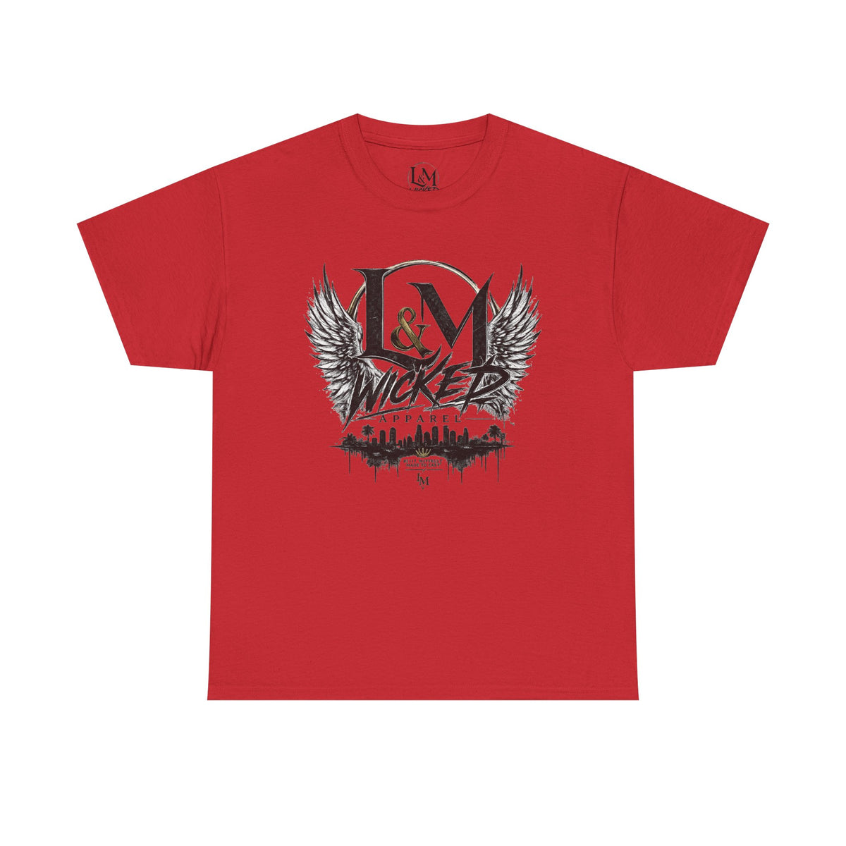 L&M Wicked Apparel Heavy Cotton Tee