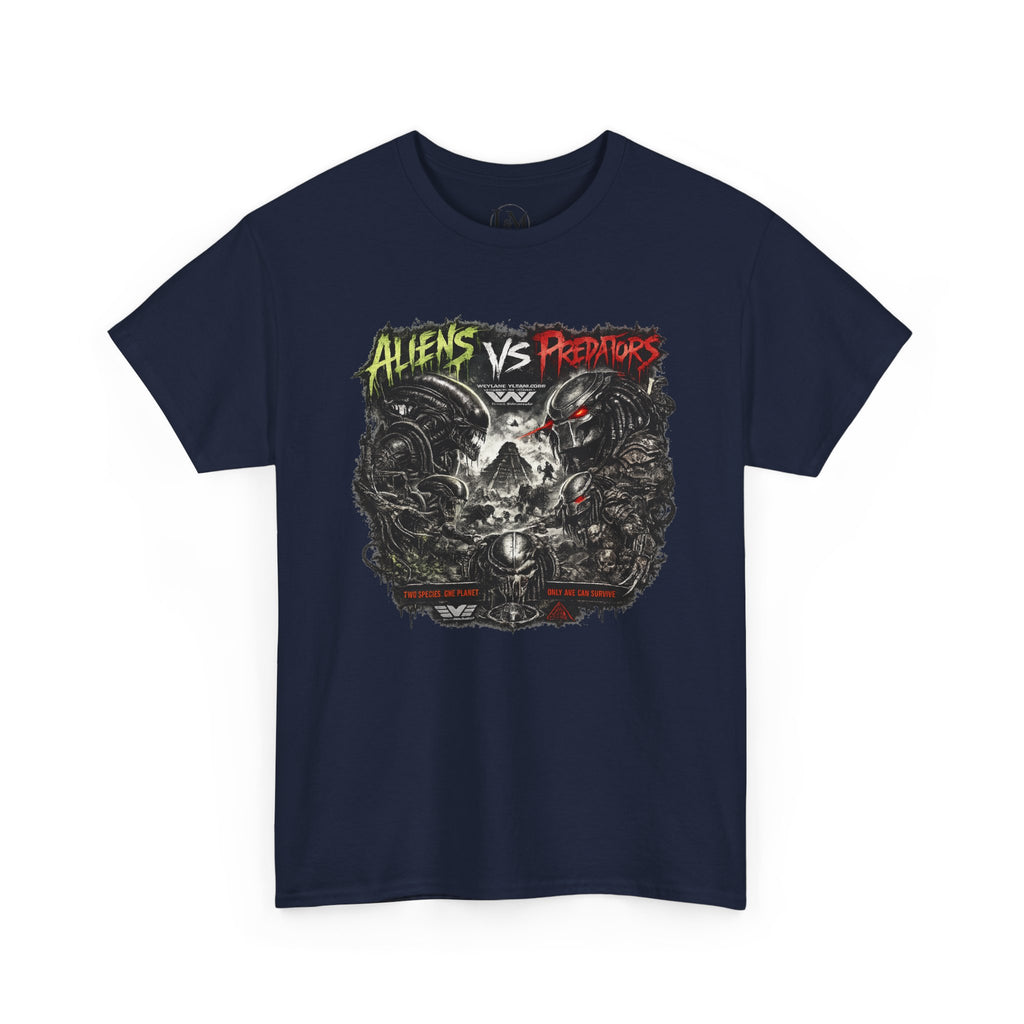 Alien Vs Predator Unisex Heavy Cotton Tee