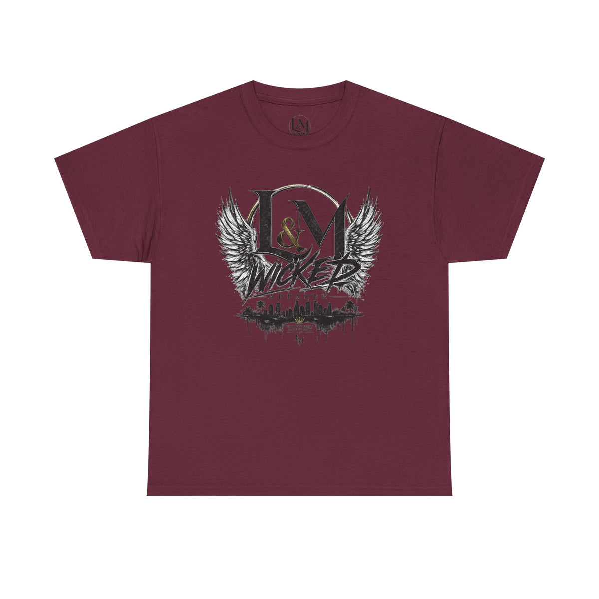L&M Wicked Apparel Heavy Cotton Tee