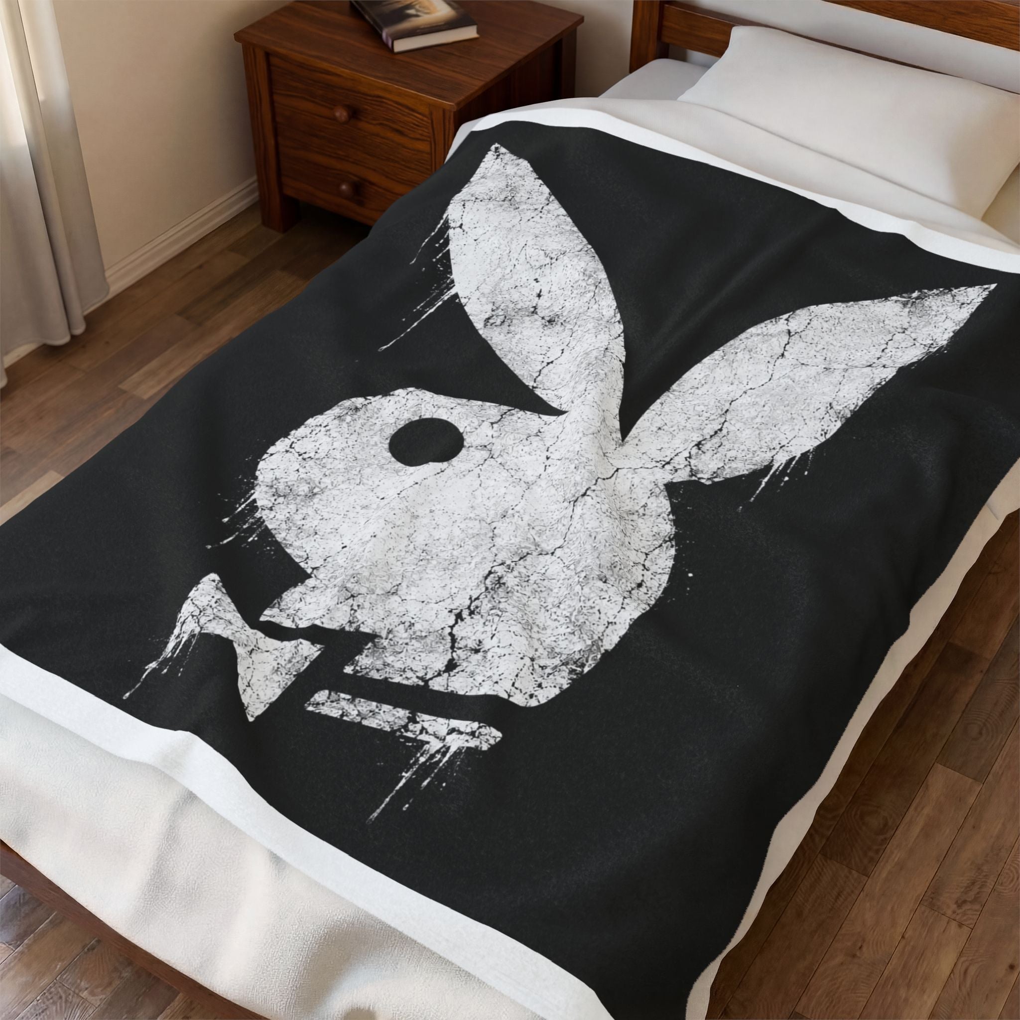 Playboy Velveteen Plush Blanket