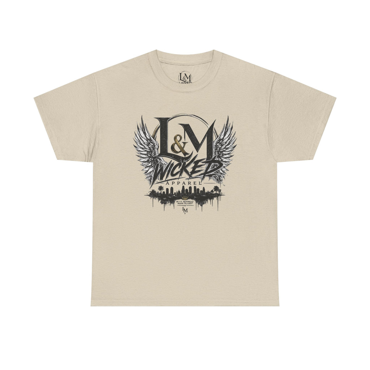 L&M Wicked Apparel Heavy Cotton Tee