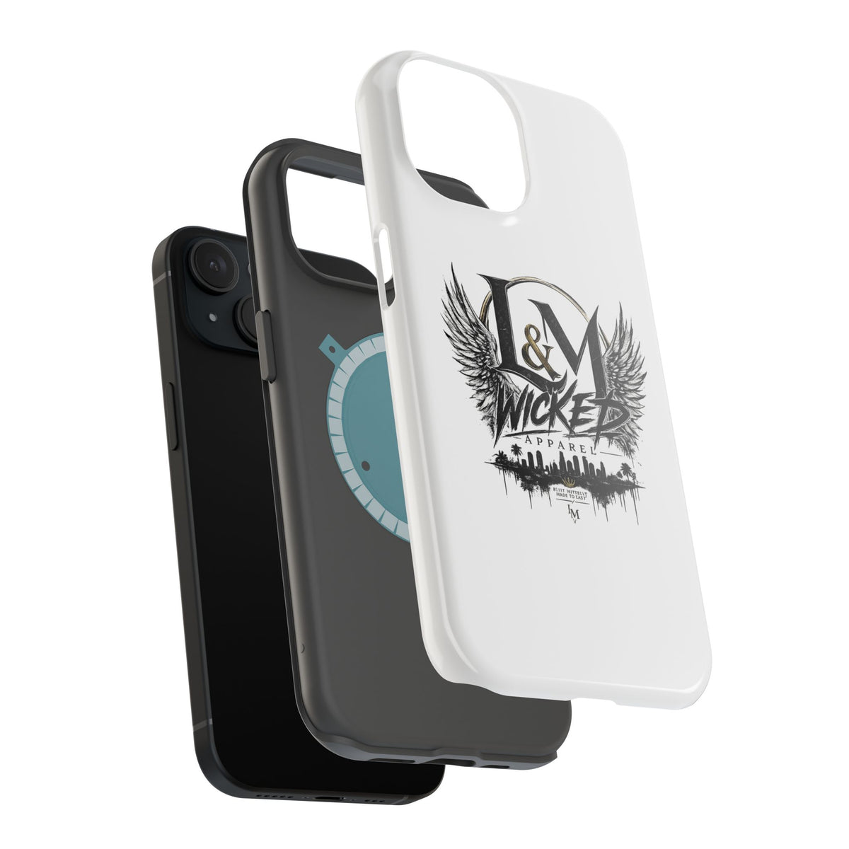 L&M Wicked Apparel Magnetic Impact-Resistant Cases