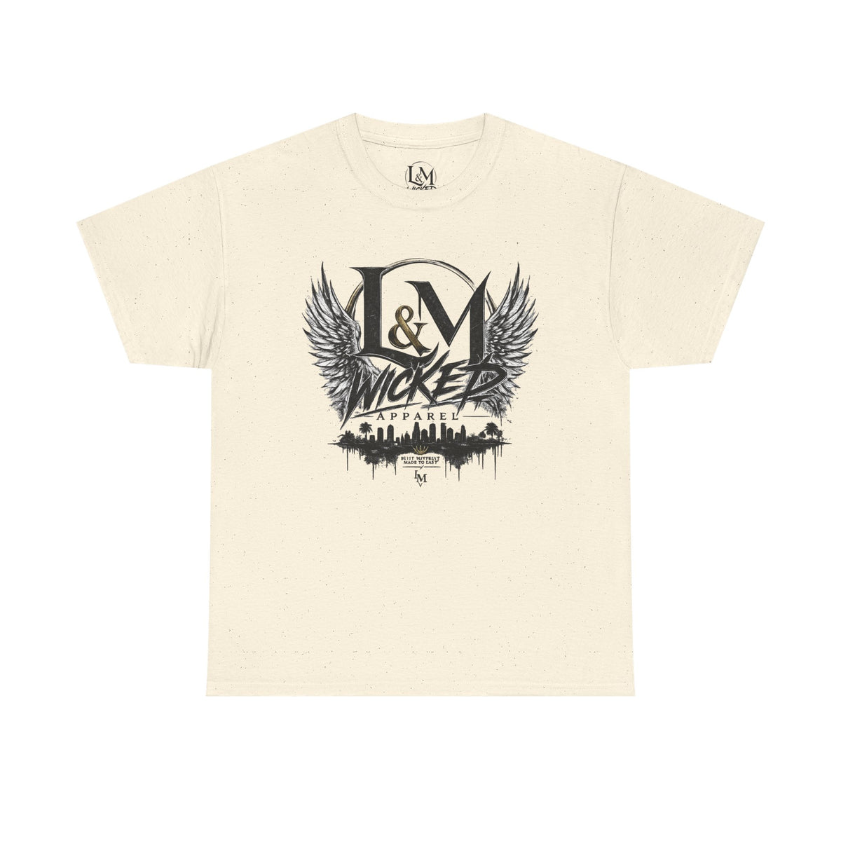 L&M Wicked Apparel Heavy Cotton Tee